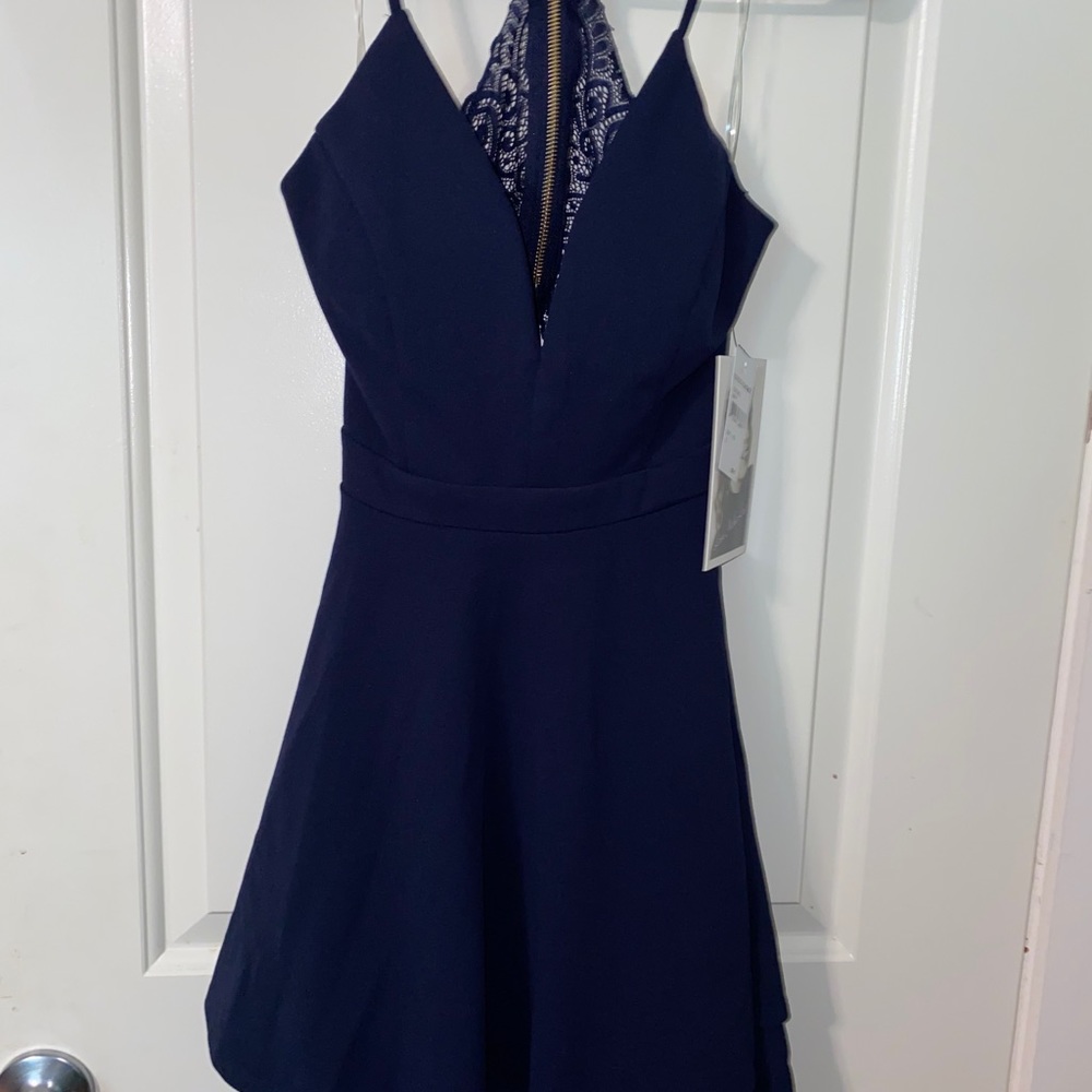 Beautiful blue mini dress